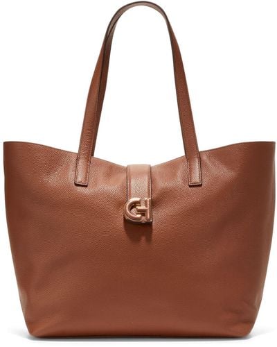 Cole Haan Simply Everything Medium Leather Tote - Brown