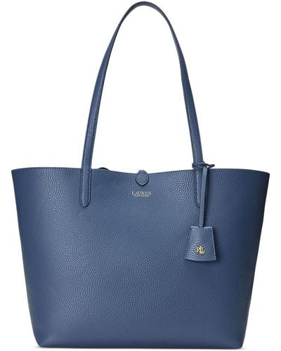 Lauren by Ralph Lauren Large Reversible Tote Bag - Blue