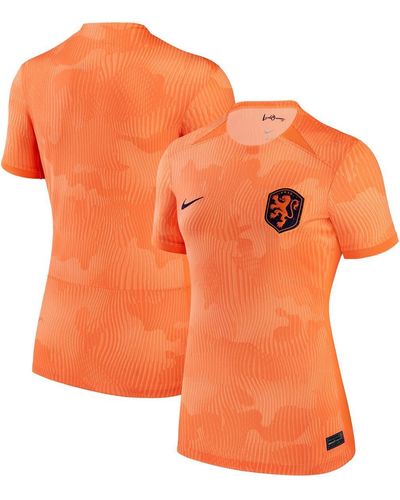 Nike Netherlands National Team 2023 Home Stadium Replica Jersey - Orange