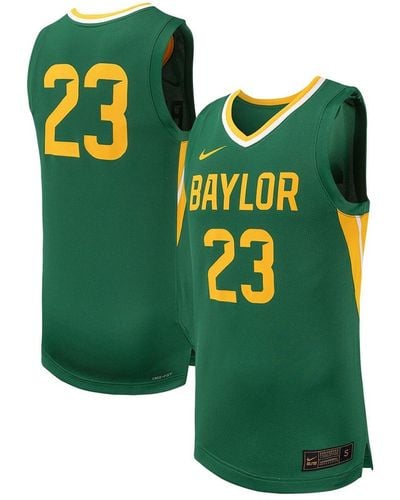 Nike #23 Baylor Bears Replica Basketball Jersey - Green