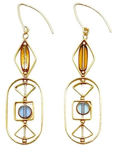 Aracheli Studio Art 2208e Glass Art Earrings - Metallic