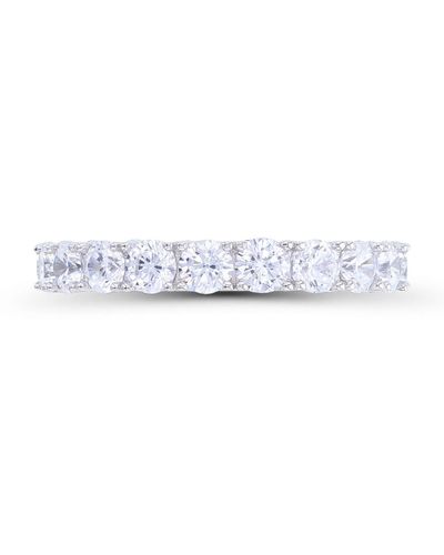 Macy's Cubic Zirconia Round And Baguette Eternity Ring - Multicolor