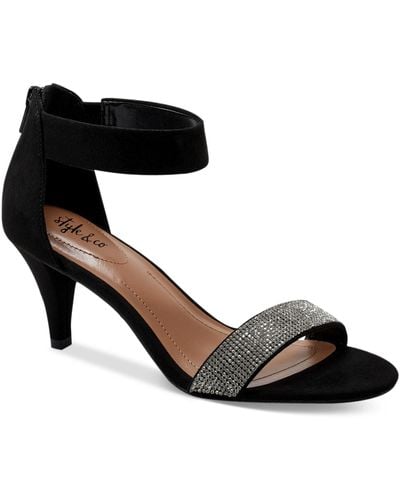 Style & Co. Phillys Two-piece Evening Sandals - Black