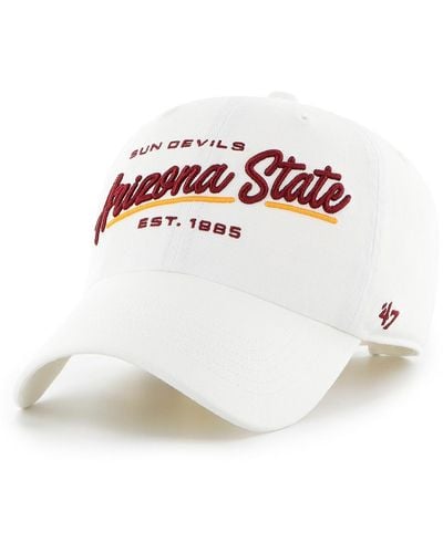 '47 Arizona State Sun Devils Sidney Clean Up Adjustable Hat - White
