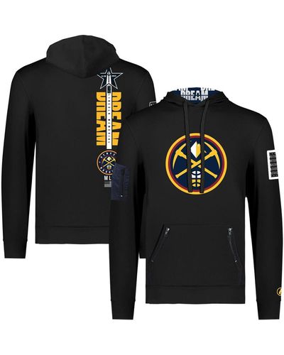 FISLL And X History Collection Denver nuggets Pullover Hoodie - Black