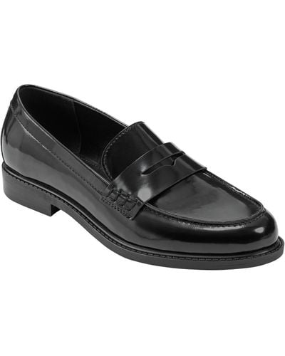 Marc Fisher Ilithia Slip-on Dress Penny Loafers - Black