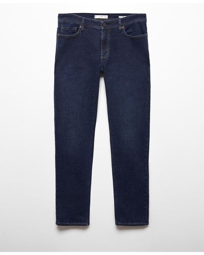 Mango Jan Slim-fit Jeans - Blue