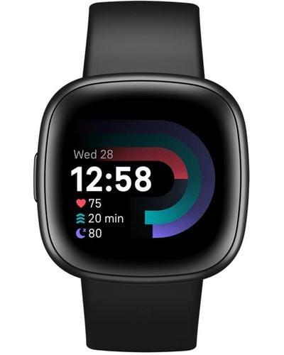 Fitbit Versa 4 Black Graphite Premium Smartwatch