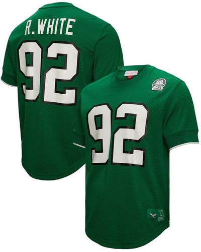 Mitchell & Ness reggie White Philadelphia Eagles Retired Player Name Number Mesh Top - Green