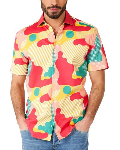 Opposuits Short-sleeve Coral Graphic Shirt - Pink