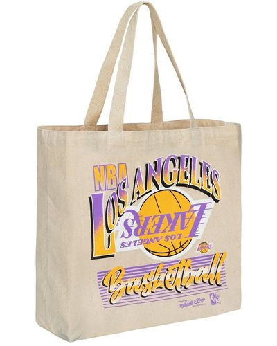 Mitchell & Ness Los Angeles Lakers Graphic Tote Bag - White