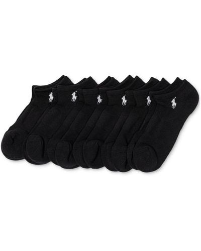Polo Ralph Lauren 6-pk. Cushion Low-cut Socks - Black