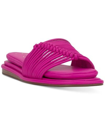 Jessica Simpson Belarina Slip-on Strappy Slide Sandals - Pink