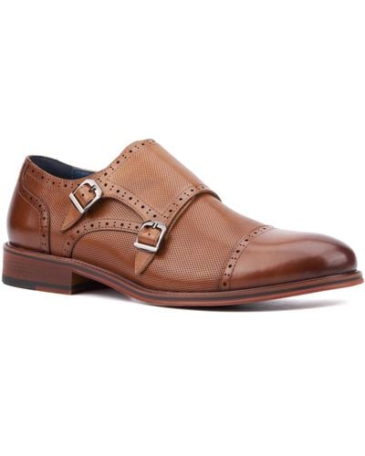 Vintage Foundry Morgan Monk Strap Shoes - Brown