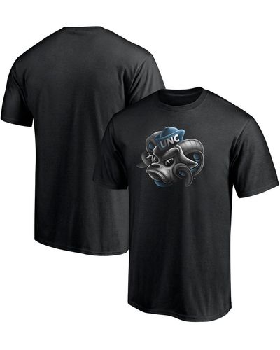 Fanatics North Carolina Tar Heels Team Midnight Mascot T-shirt - Black