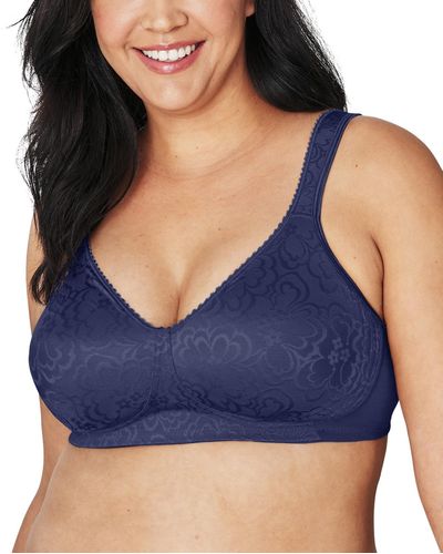 Playtex 18 Hour Ultimate Lift And Support Wireless Bra 4745 - Blue