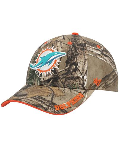 '47 Realtree Camo Miami Dolphins Frost Mvp Adjustable Hat - Multicolor