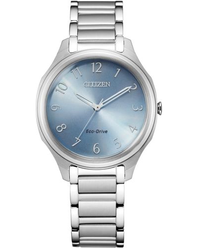 Citizen Eco-drive Stainless Steel Bracelet Watch 35mm - Metallic