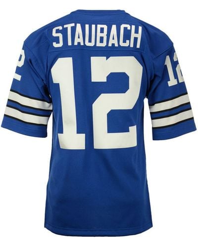 Mitchell & Ness Roger Staubach Dallas Cowboys Authentic Football Jersey - Blue