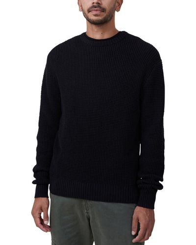 Cotton On Crew Knit Sweater - Black