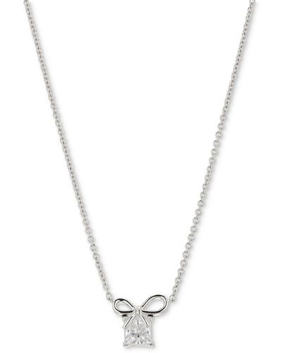 AVA NADRI Cubic Zirconia Gift Pendant Necklace - Metallic
