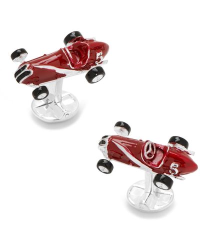 Cufflinks Inc. 3d Vintage Race Car Cufflinks - Red