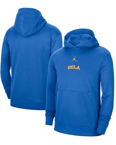 Nike Ucla Bruins Team Basketball Spotlight Performance Pullover Hoodie - Blue