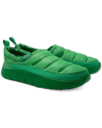 Lacoste Serve Puffer Slippers - Green
