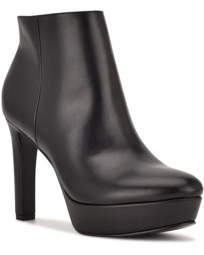 Nine West Glowup Platform Bootie - Black