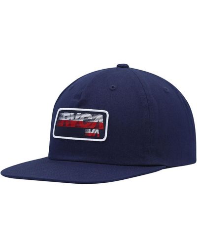 RVCA Motion Snapback Hat - Blue