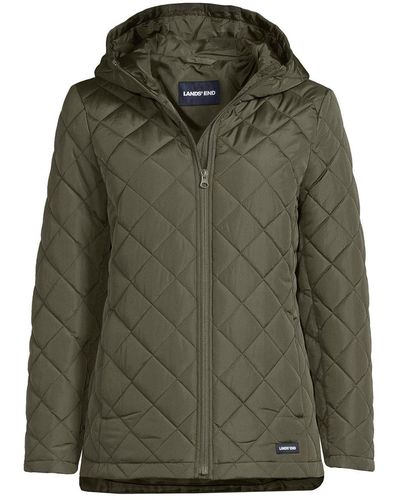 Lands' End Petite Insulated Jacket - Green