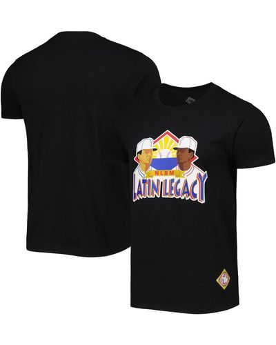 Stitches Negro League Baseball Latin Legacy T-shirt - Black