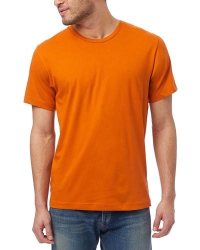 Alternative Apparel Short Sleeves Go-to T-shirt - Orange