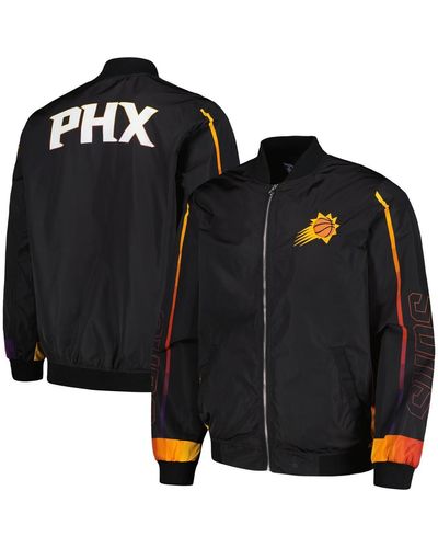 JH Design Phoenix Suns Full-zip Bomber Jacket - Black