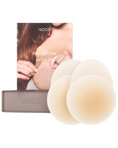 NOOD No-show Extra Lift Reusable Round Nipple Covers - Pink