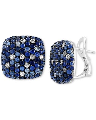 Effy Effy Multi-sapphire Ombre Statement Earrings (3-5/8 Ct. T.w. - Blue