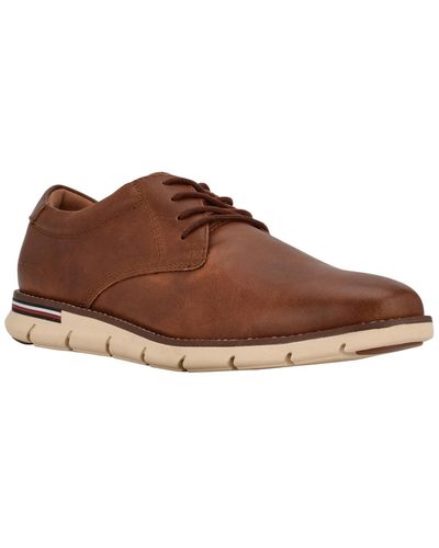 Tommy Hilfiger Warren Lace Up Casual Oxford - Brown