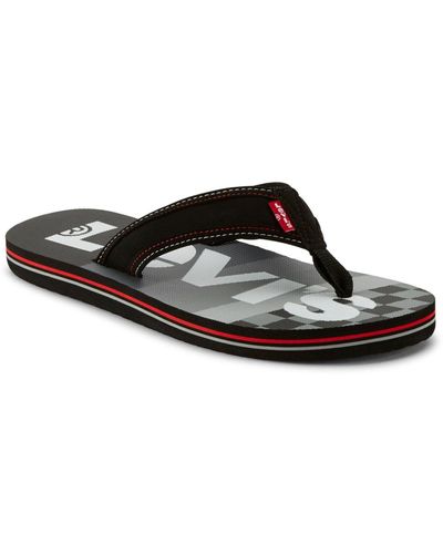 Levi's Etna Flip Flop Sandals - Black