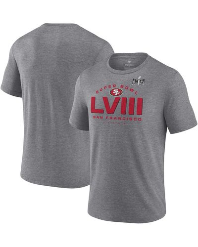 Fanatics San Francisco 49ers Super Bowl Lviii Made It T-shirt - Gray