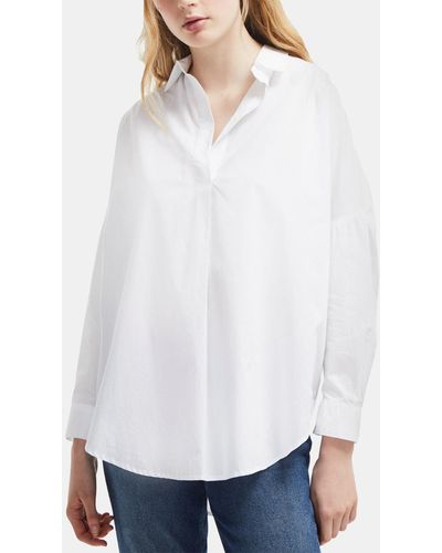French Connection Rhodes Cotton Shirt - White