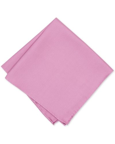 Alfani Solid Pocket Square - Pink