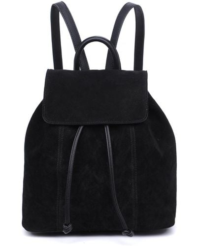 Moda Luxe, Bags, Moda Luxe Synthetic Leather And Suede Womens Tote Back  With Shoulder Strap