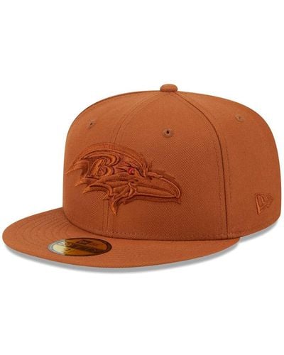 KTZ Baltimore Ravens Color Pack 59fifty Fitted Hat - Brown
