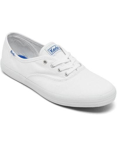 Keds Champion Ortholite Lace-up Oxford Fashion Sneakers From Finish Line - White