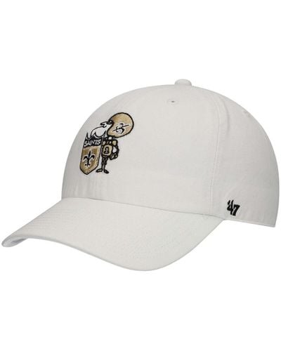 '47 New Orleans Saints Clean Up Legacy Adjustable Hat - White
