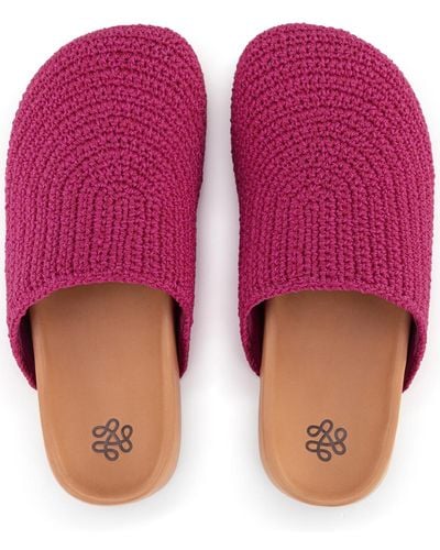 The Sak Bolinas Crochet Clog - Pink