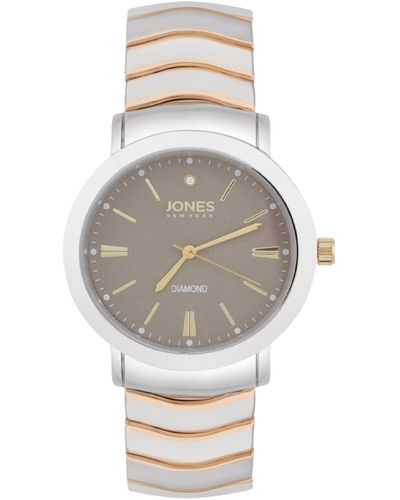 Jones New York Analog Two-tone Metal Bracelet Watch 42mm - Gray