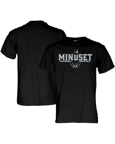 Blue 84 And Providence Friars Basketball Mindset T-shirt - Black