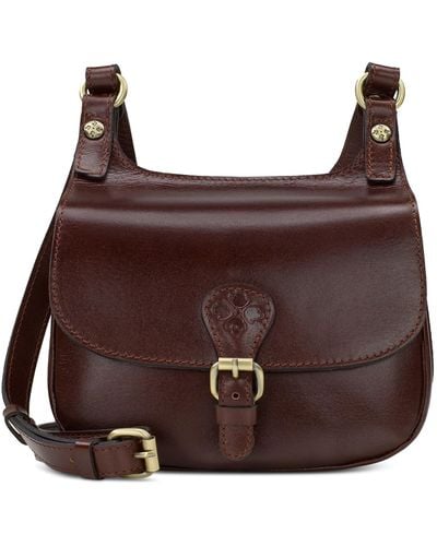 Patricia Nash Linny Leather Saddle Bag - Brown
