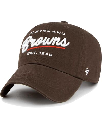 '47 Cleveland S Sidney Clean Up Adjustable Hat - Brown